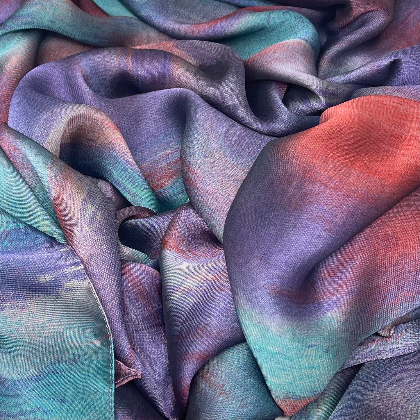 Printed Silk Chiffon | Hue - Watercolour