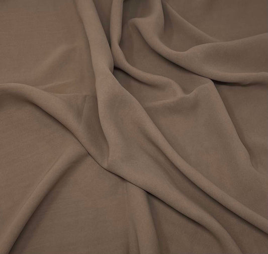 Crepe Chiffon | Dark Beige