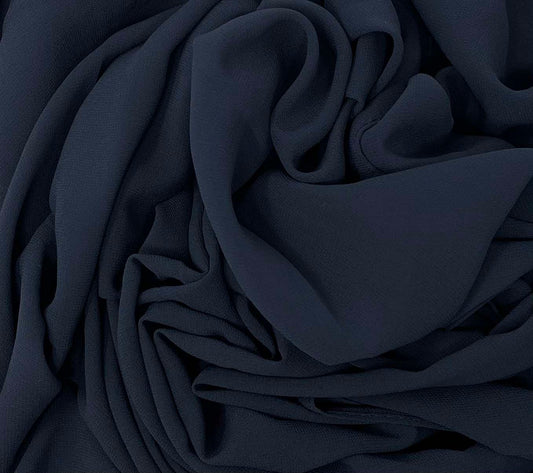 Premium Chiffon Hijab | Midnight Blue