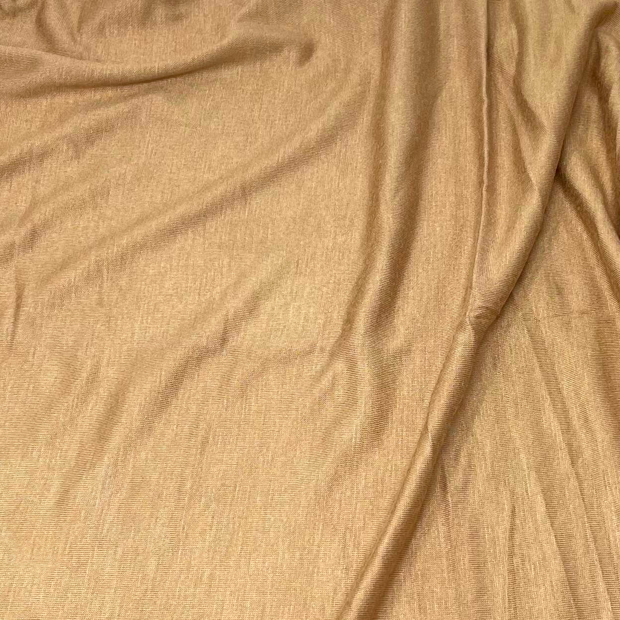 Premium Jersey Hijab in Camel – Soft, Non-Slip, and Elegant Stretch Fabric