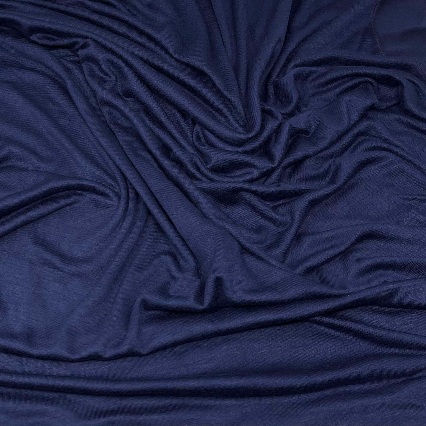Premium Jersey Hijab in Navy – Soft, Non-Slip, and Elegant Stretch Fabric