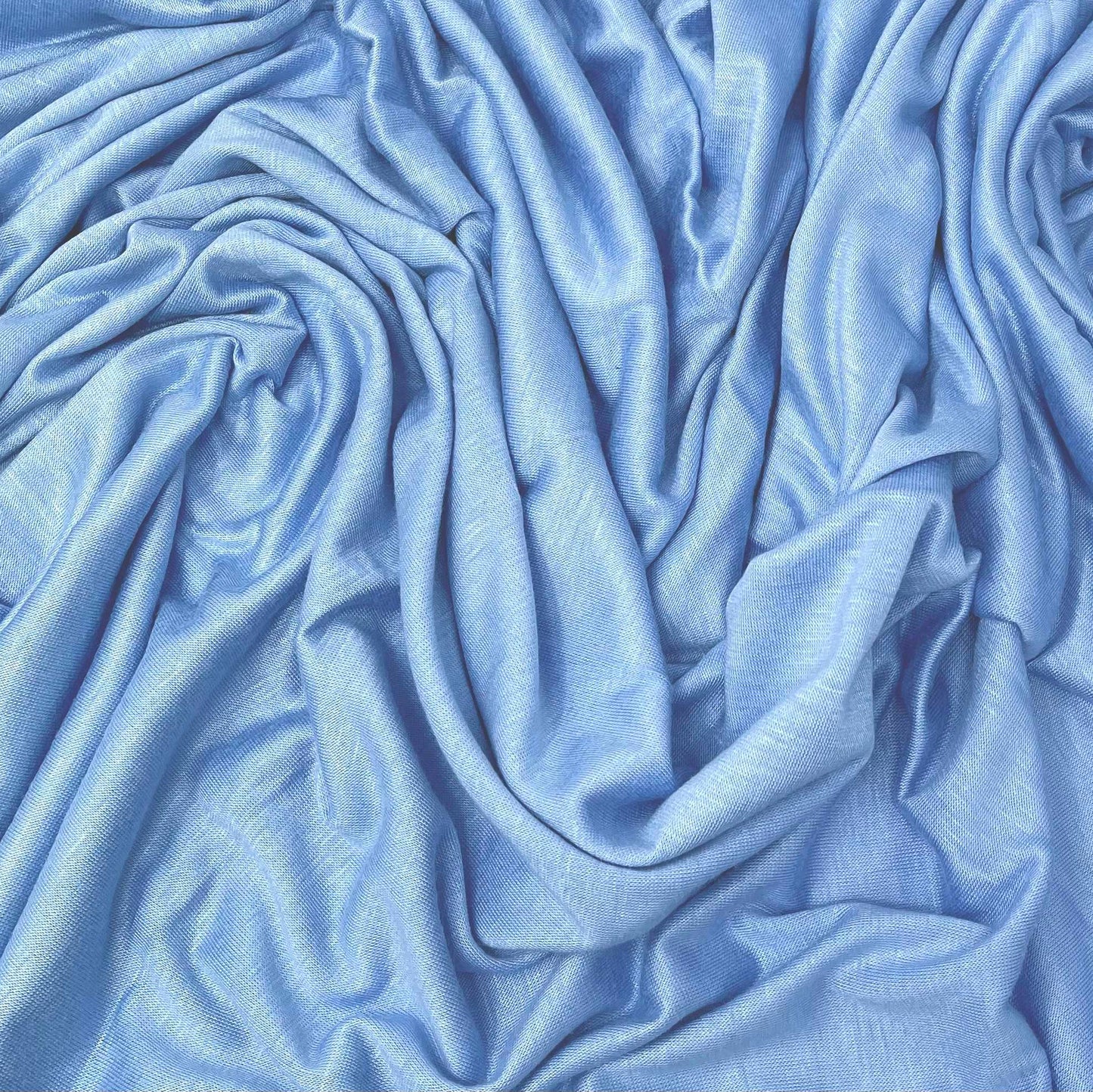 Premium Jersey Hijab in Sky Blue – Soft, Non-Slip, and Elegant Stretch Fabric