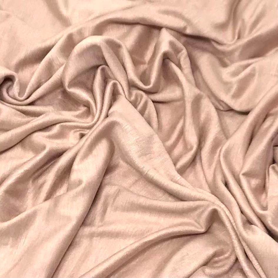 Premium Jersey Hijab in Light Peach – Soft, Non-Slip, and Elegant Stretch Fabric