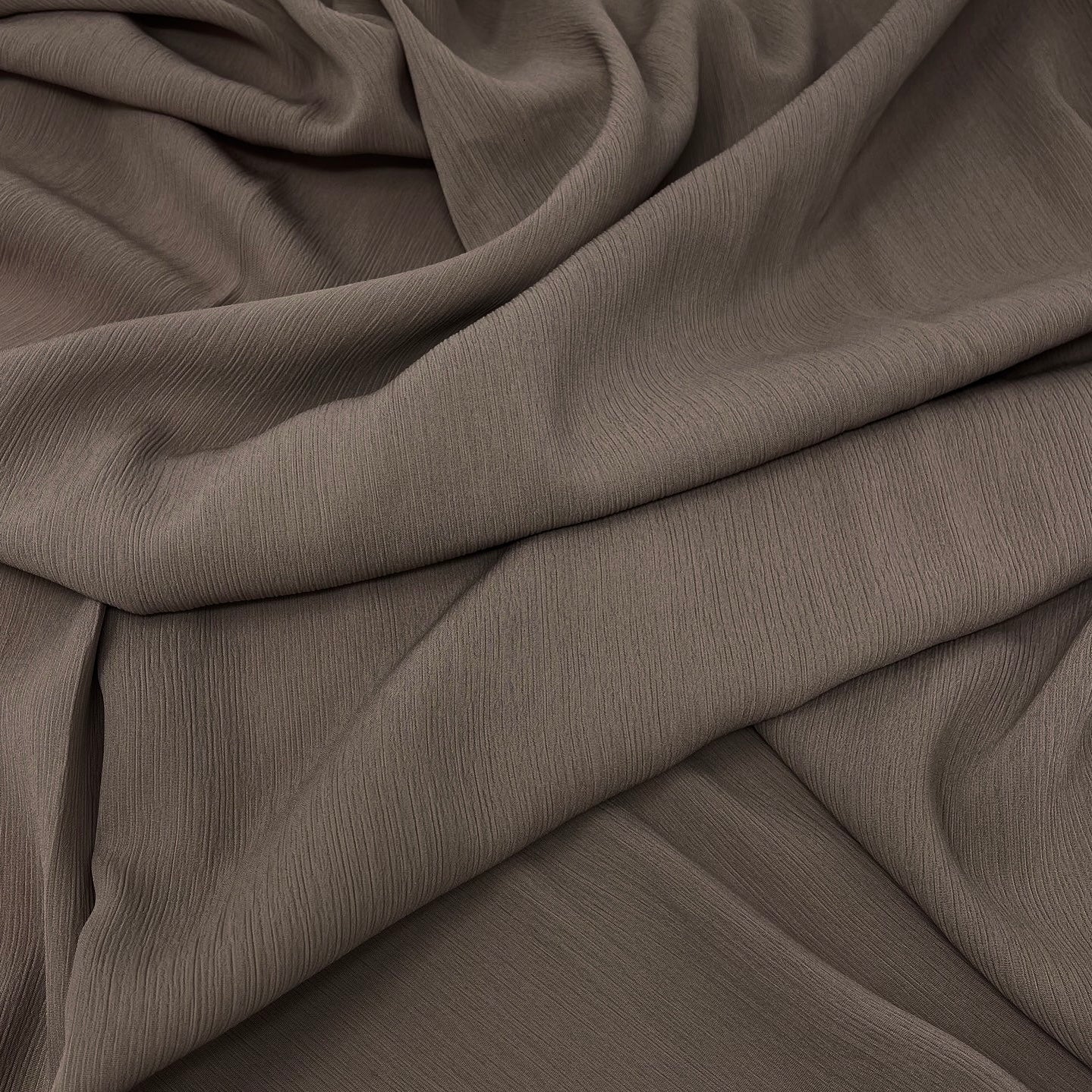 Pinstripe Chiffon | Mocha