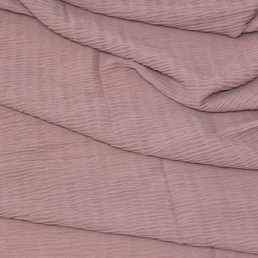 Crinkle Chiffon | Ash Rose