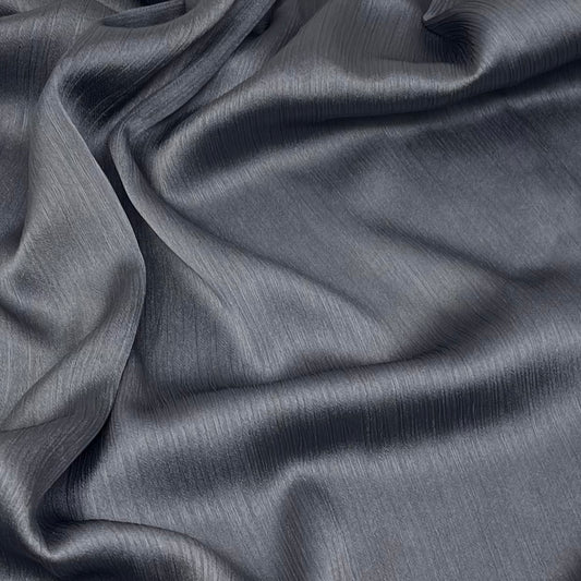 Silk Pinstripe | Dark Grey