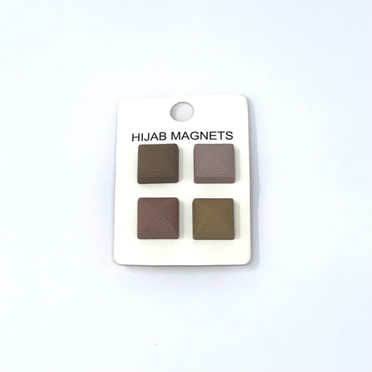 Accessories | Square Pastel Nude Magnetic Pins