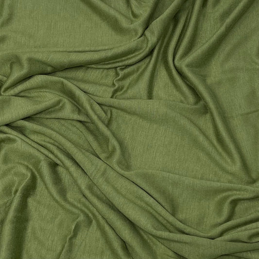 Premium Jersey Hijab in Lime Green – Soft, Non-Slip, and Elegant Stretch Fabric