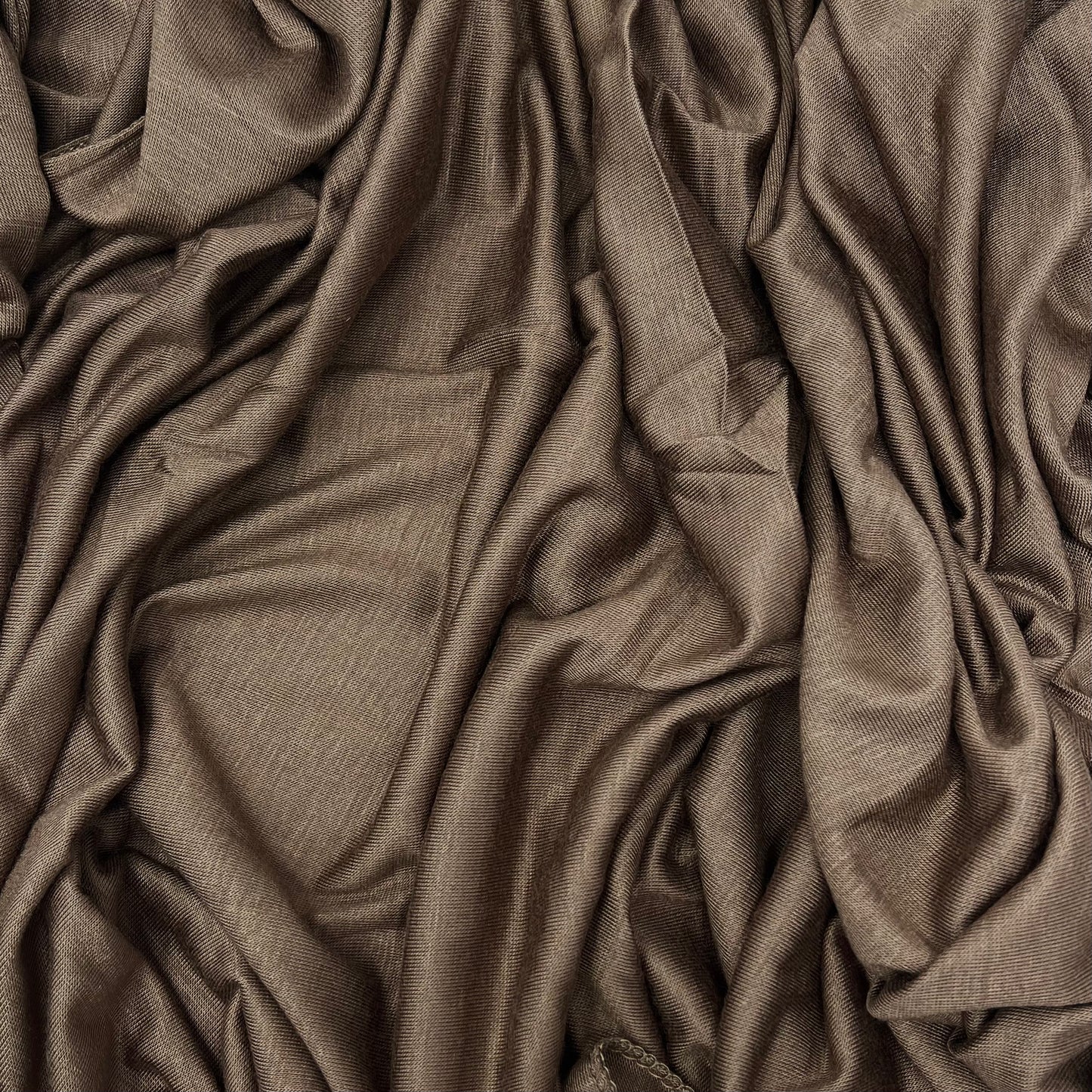 Premium Jersey Hijab in Oat – Soft, Non-Slip, and Elegant Stretch Fabric
