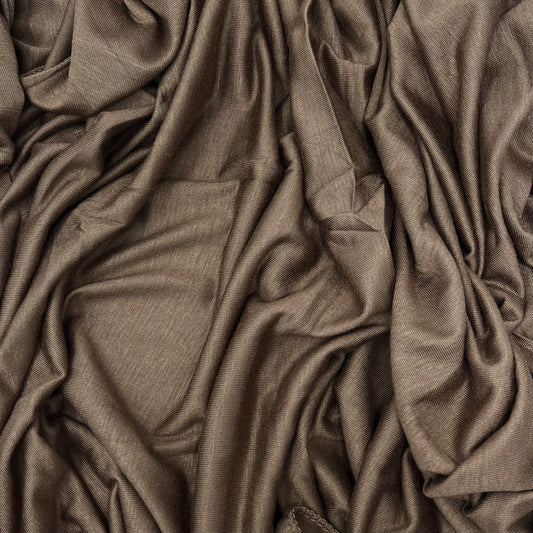 Premium Jersey Hijab in Oat – Soft, Non-Slip, and Elegant Stretch Fabric