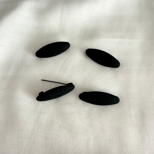 Accessories | Silicone Hijab Pins | Black