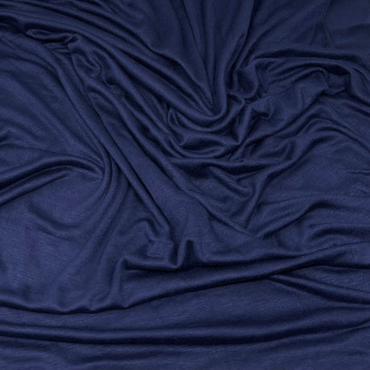 Small Premium Jersey Hijab in Navy Blue – Soft, Elegant, and Breathable Fabric