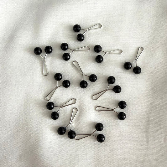 Accessories | Snag-free pins | Black