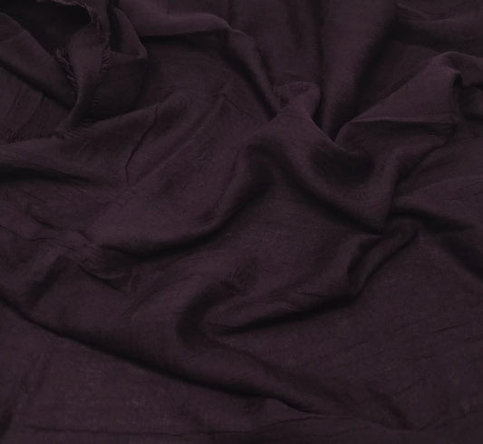 Premium cotton silk hijab for everyday wear – Aubergine