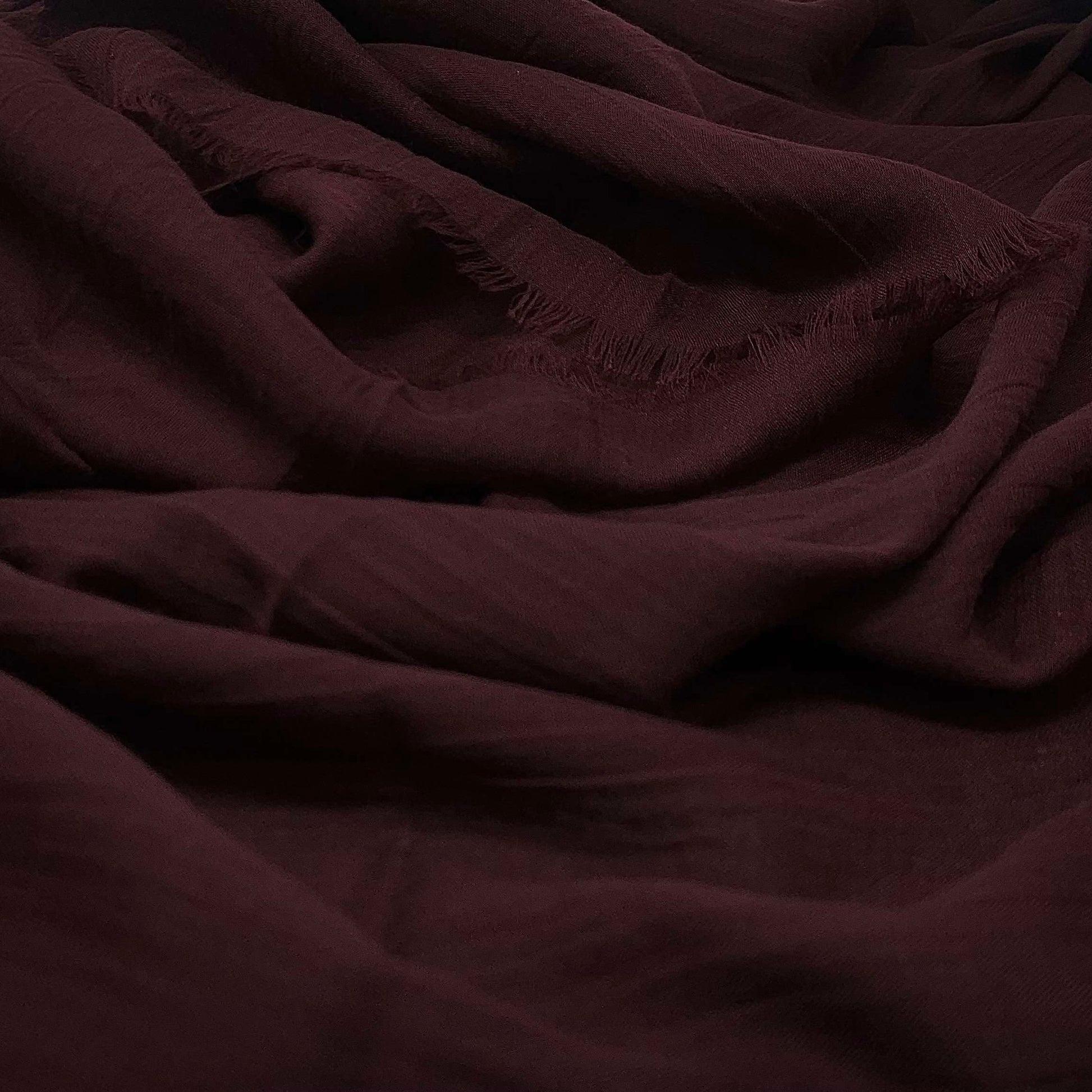 Premium cotton silk hijab for everyday wear – Burgundy
