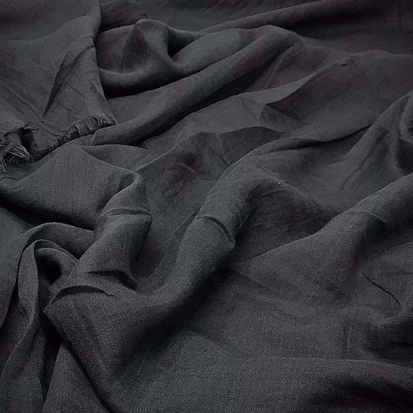 Premium cotton silk hijab for everyday wear – Charcoal