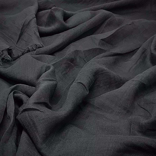 Premium cotton silk hijab for everyday wear – Charcoal