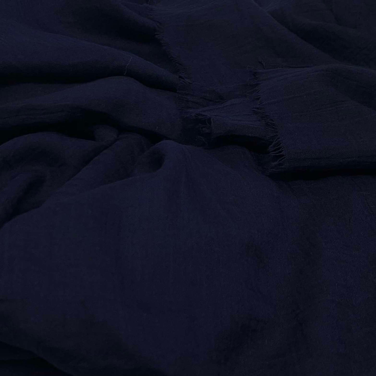 Premium cotton silk hijab for everyday wear – Navy Blue