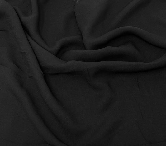 Crepe Chiffon | Black