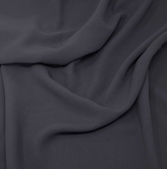 Crepe Chiffon | Dark Grey