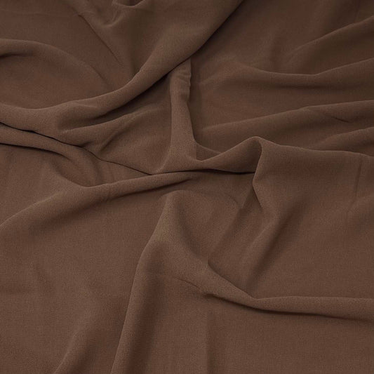 Premium Chiffon Hijab | Light Brown