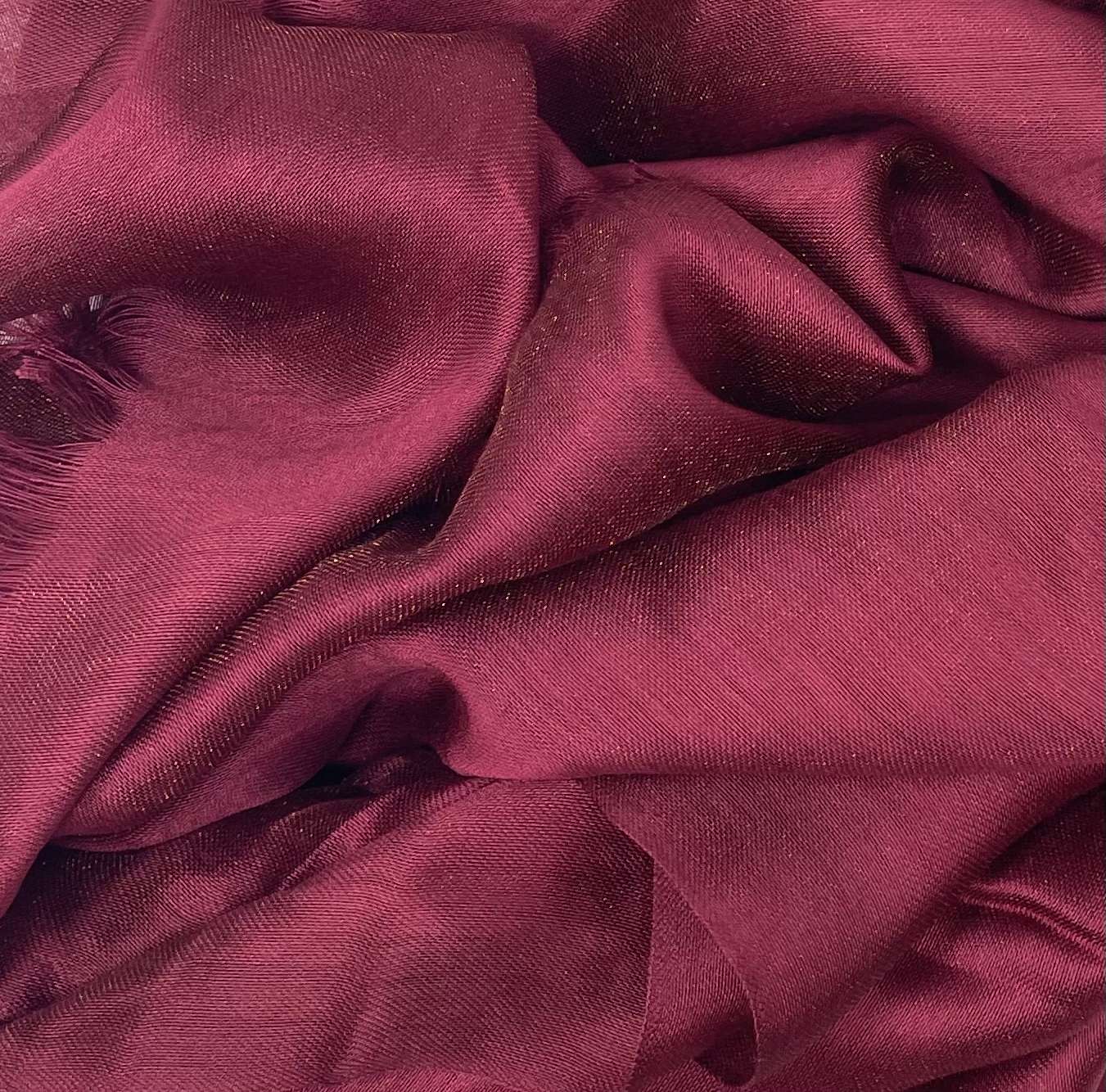 Faux Silk | Burgundy