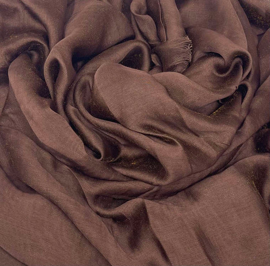 Faux Silk | Brown