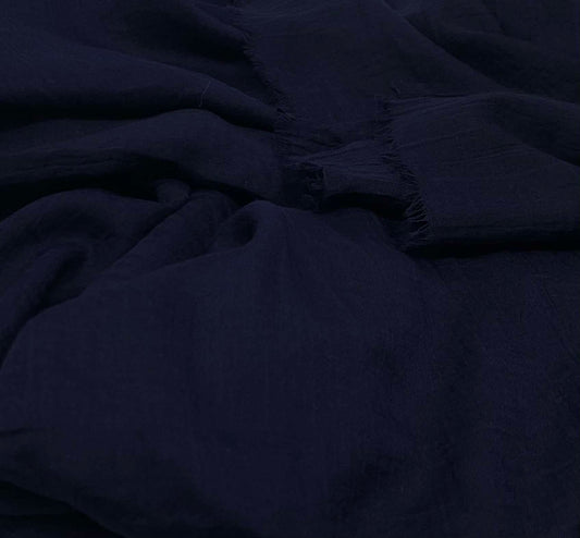 Cotton Silk | Navy Blue