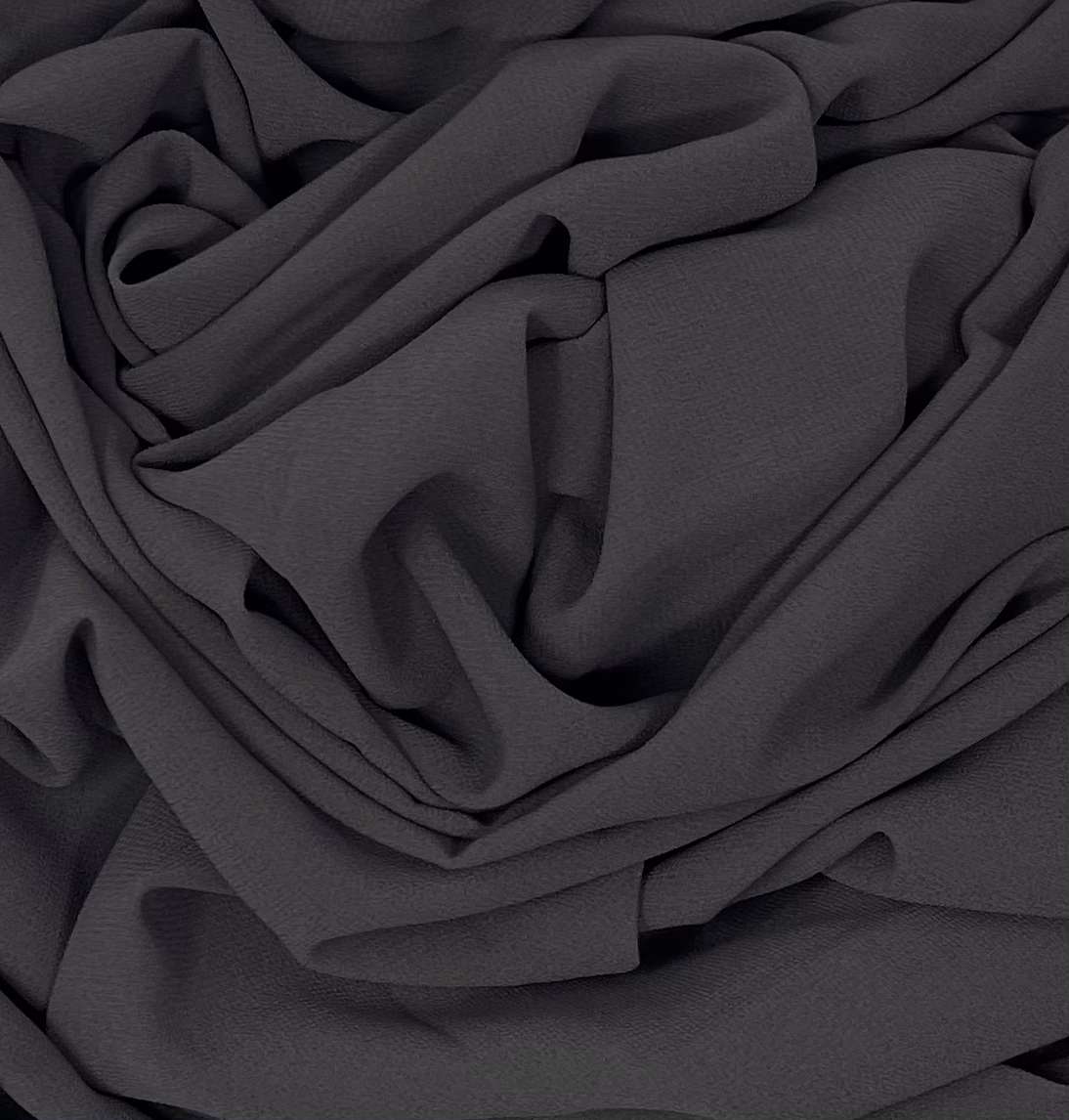 Premium Chiffon Hijab | Dark Grey