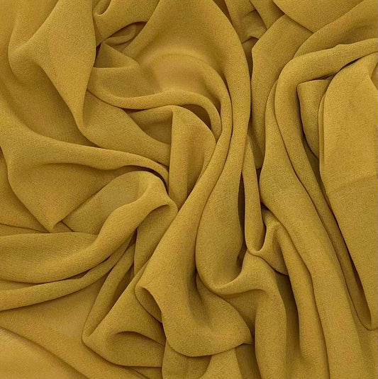 Premium Chiffon Hijab | Mustard