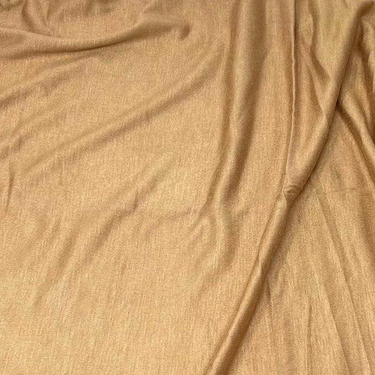 Premium Jersey Hijab in Camel – Soft, Non-Slip, and Elegant Stretch Fabric