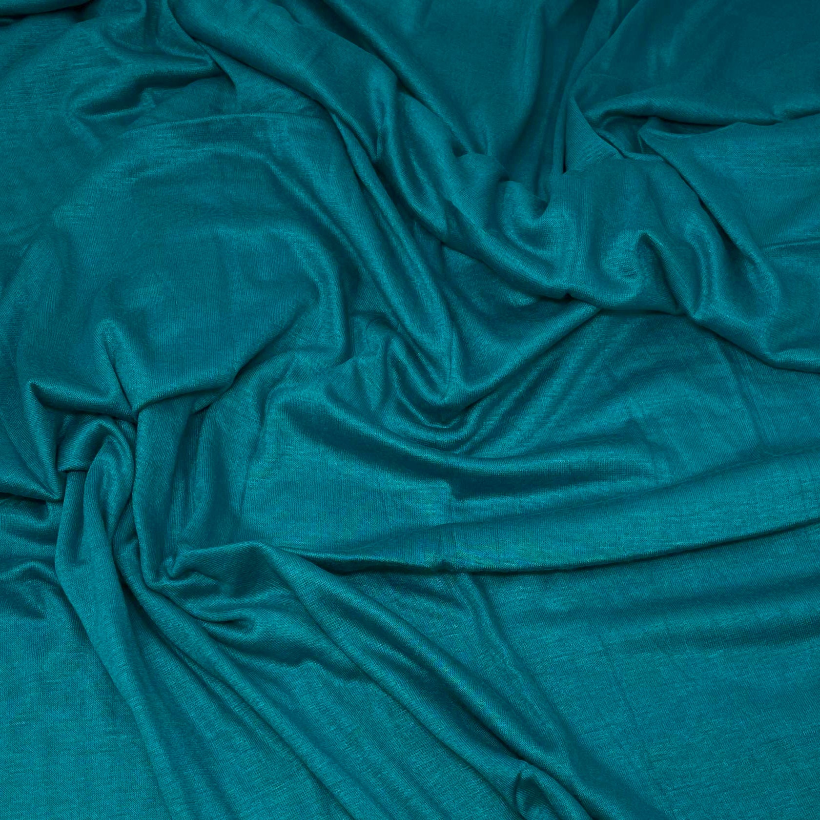 Premium Jersey Hijab in Aqua Blue – Soft, Non-Slip, and Elegant Stretch Fabric