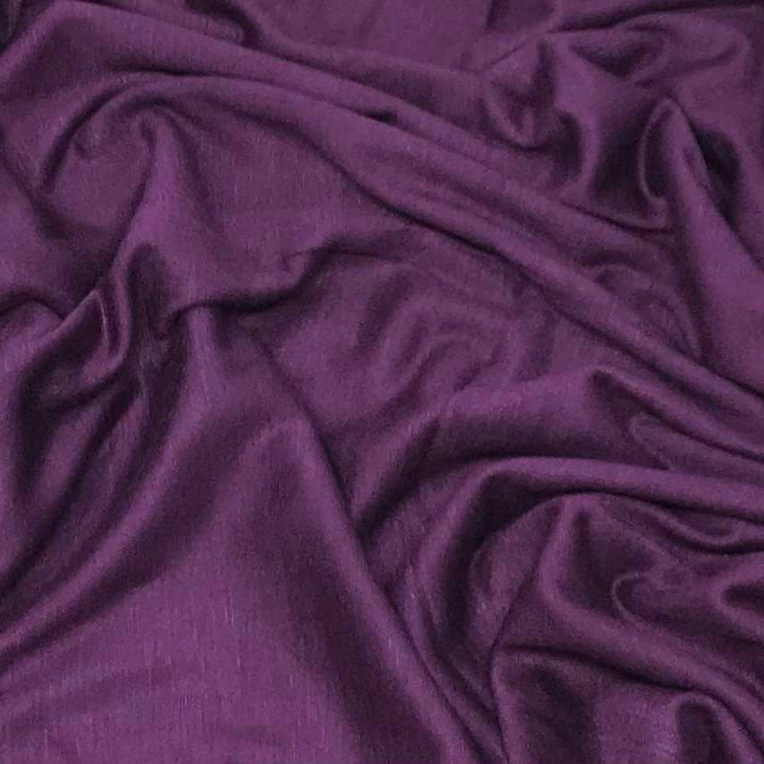 Premium Jersey Hijab in Aubergine – Soft, Non-Slip, and Elegant Stretch Fabric