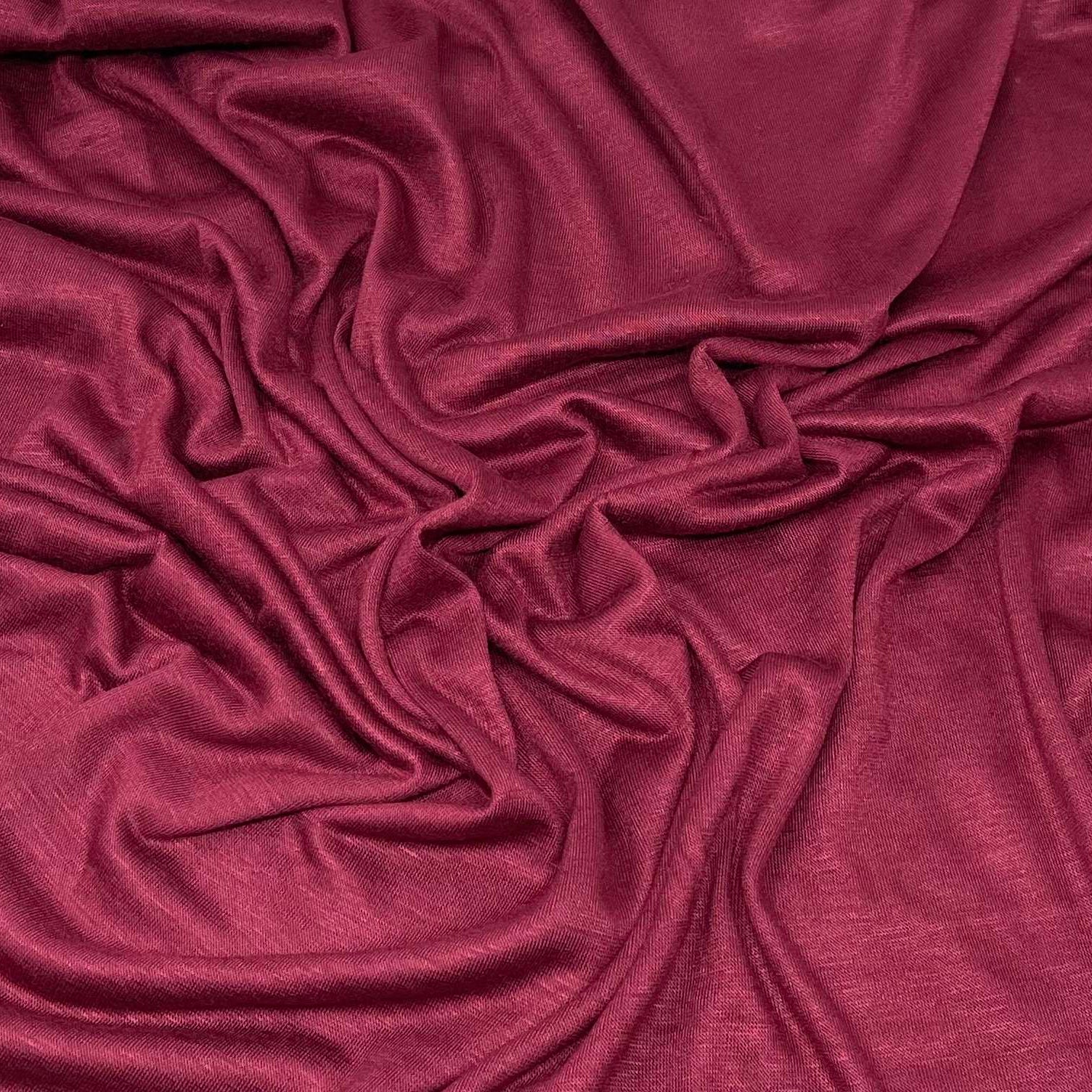 Premium Jersey Hijab in Burgundy – Soft, Non-Slip, and Elegant Stretch Fabric