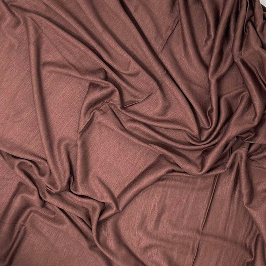 Premium Jersey Hijab in Chocolate – Soft, Non-Slip, and Elegant Stretch Fabric