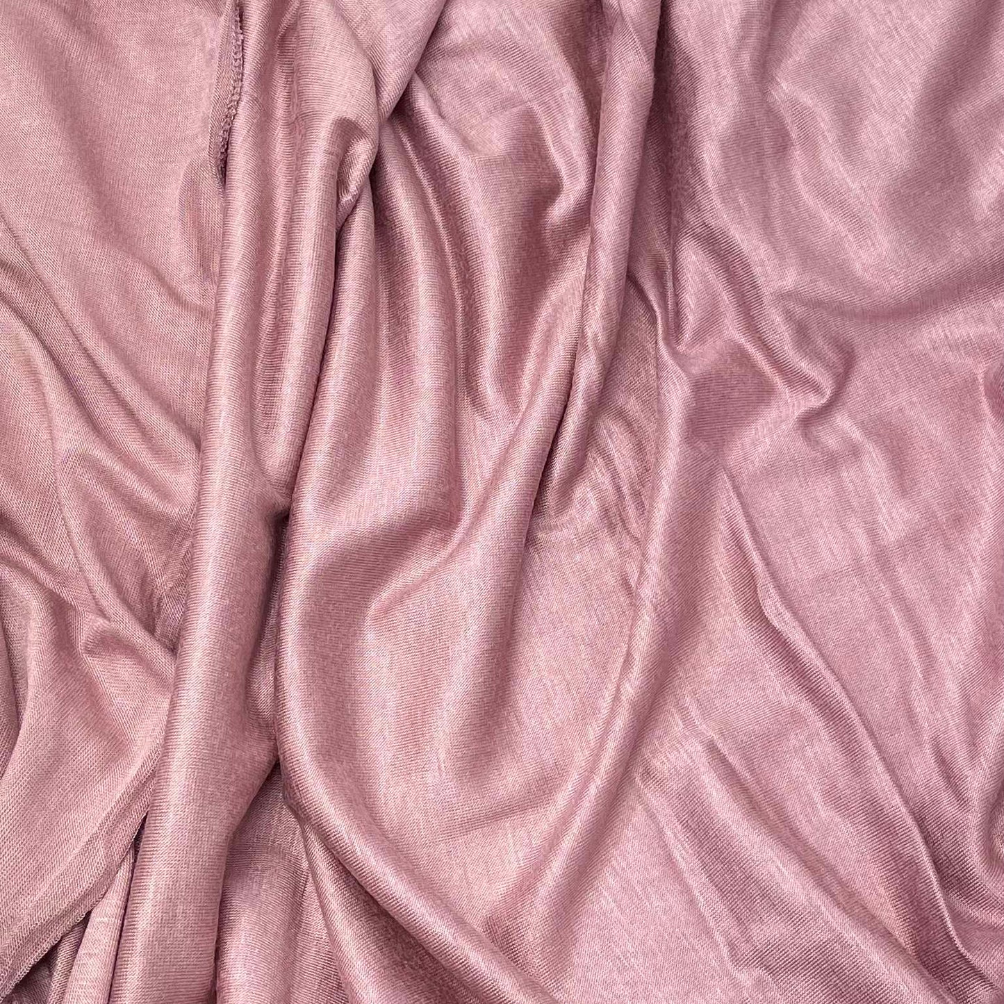Premium Jersey Hijab in Dusky Rose – Soft, Non-Slip, and Elegant Stretch Fabric