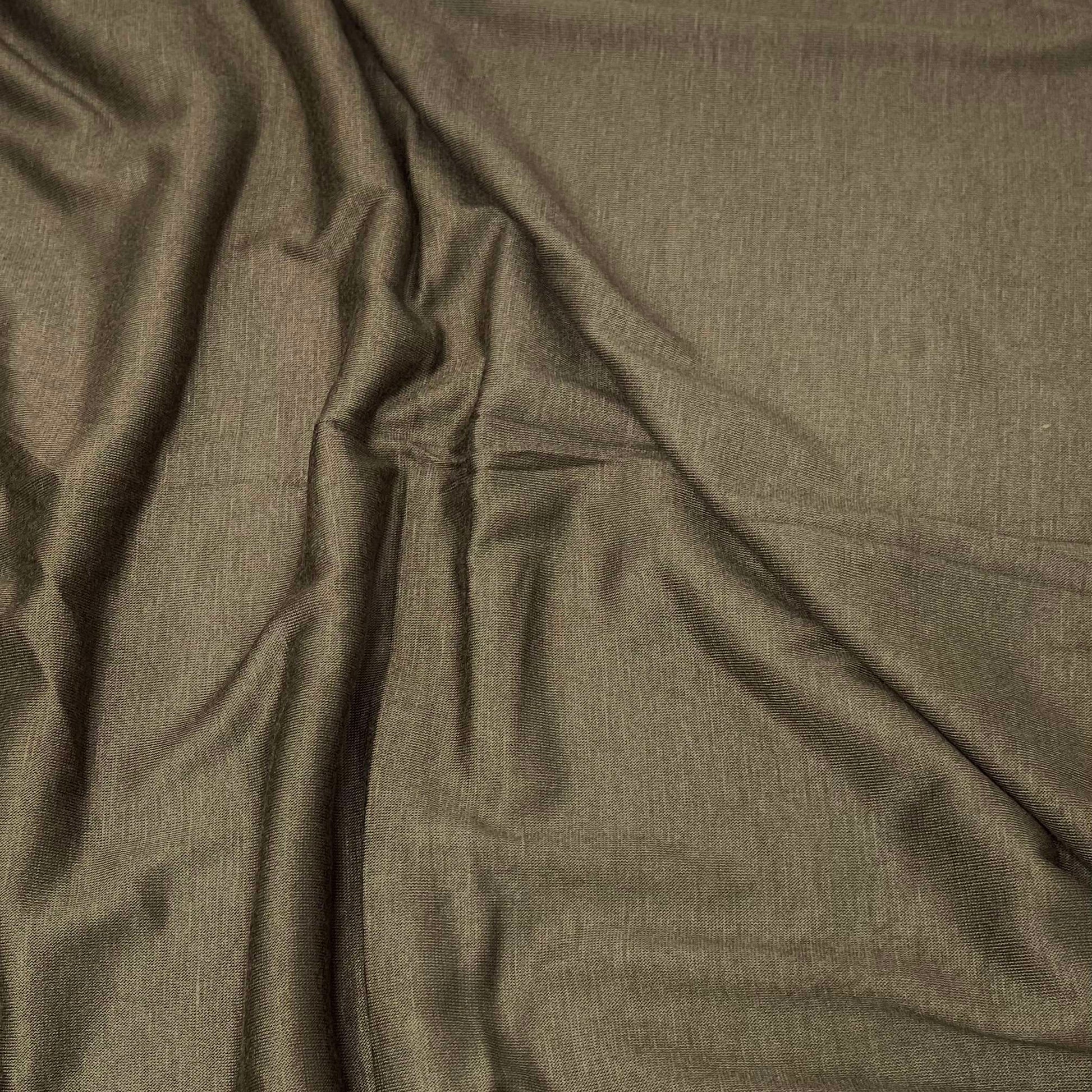Premium Jersey Hijab in Fern Green – Soft, Non-Slip, and Elegant Stretch Fabric
