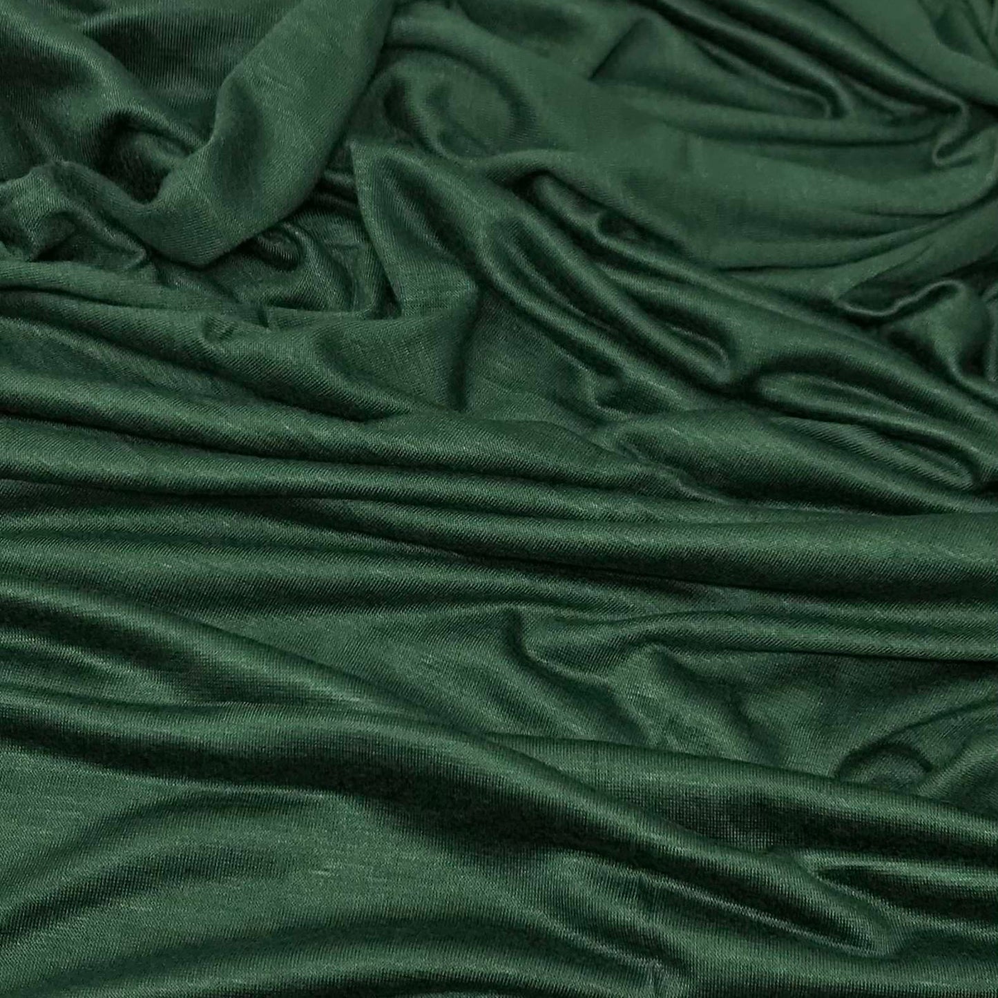 Premium Jersey Hijab in Forest Green – Soft, Non-Slip, and Elegant Stretch Fabric