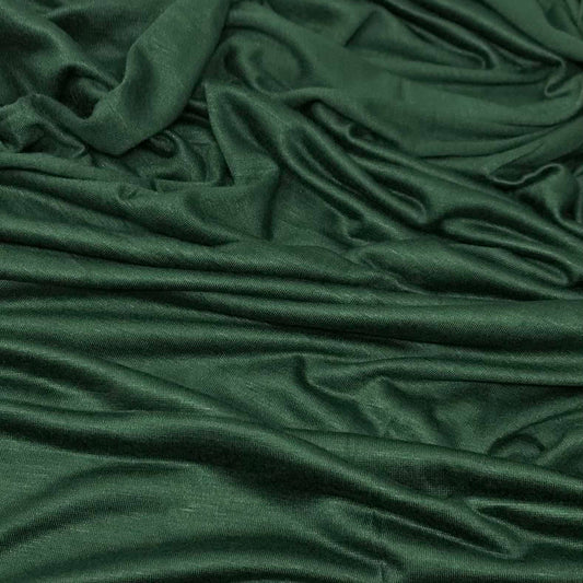 Premium Jersey Hijab in Forest Green – Soft, Non-Slip, and Elegant Stretch Fabric