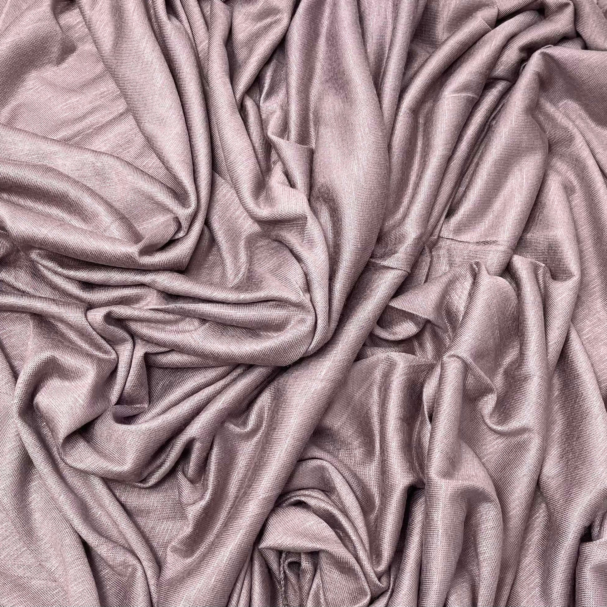 Premium Jersey Hijab in Denim Blue – Soft, Non-Slip, and Elegant Stretch Fabric