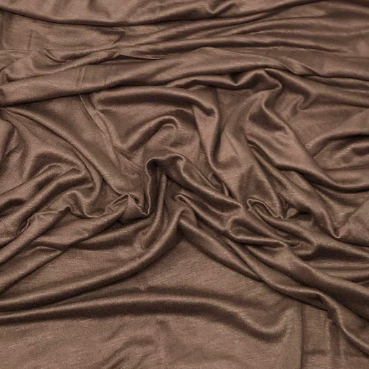 Premium Jersey Hijab in Light Brown – Soft, Non-Slip, and Elegant Stretch Fabric