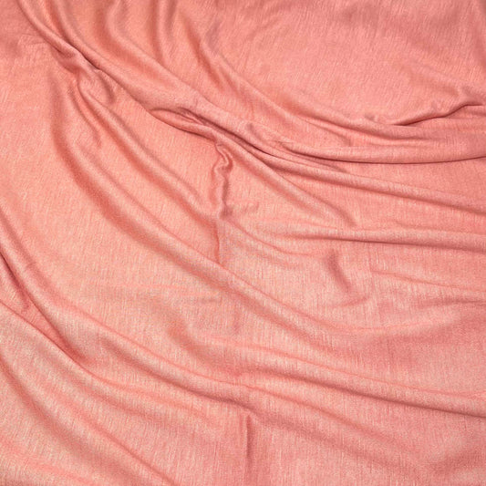 Premium jersey hijab in Peach – Soft, Non-Slip, and Elegant Stretch Fabric