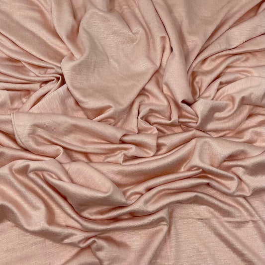 Premium Jersey Hijab in Seashell – Soft, Non-Slip, and Elegant Stretch Fabric