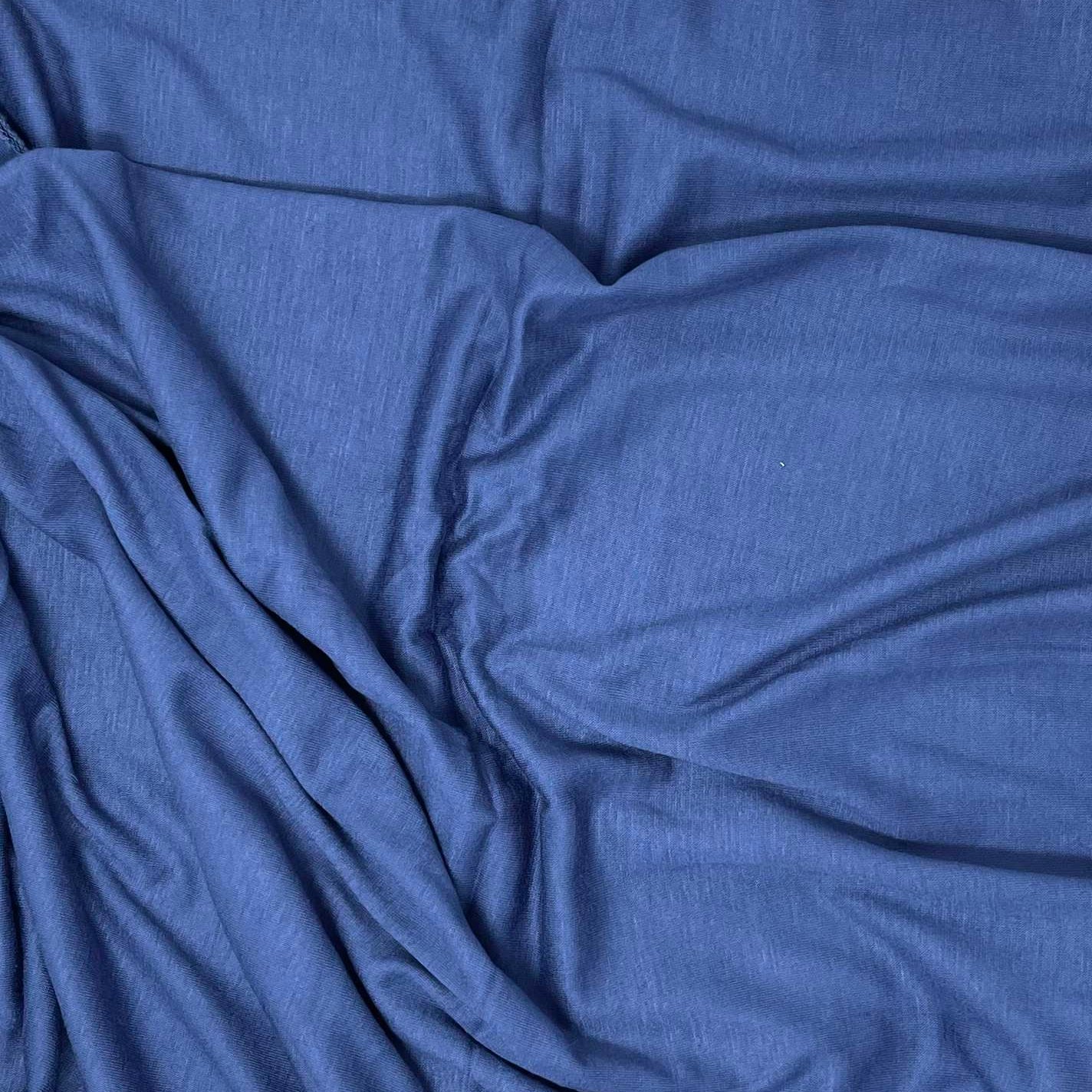 Premium Jersey Hijab in Ocean Blue – Soft, Non-Slip, and Elegant Stretch Fabric