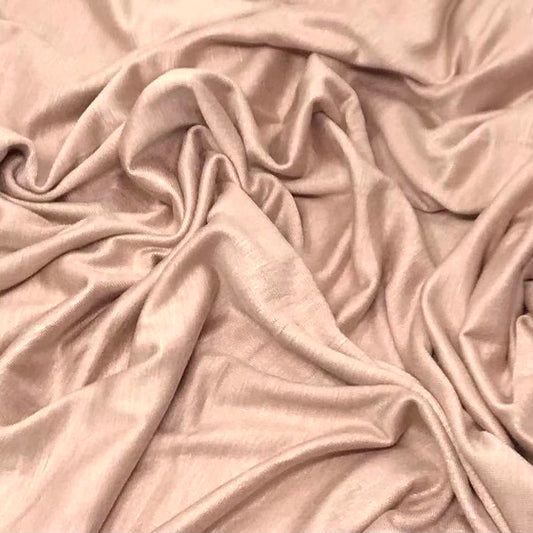 Premium Jersey Hijab in Light Peach – Soft, Non-Slip, and Elegant Stretch Fabric