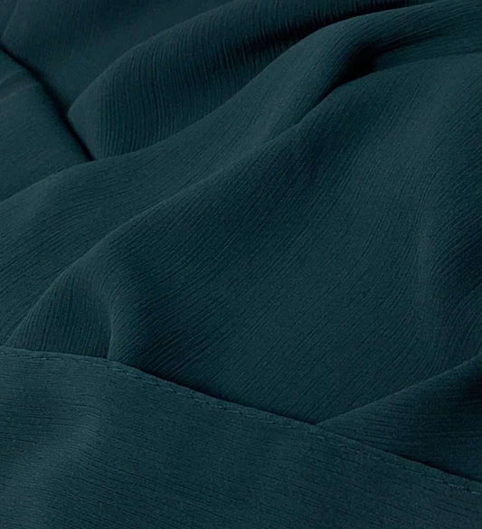 Pinstripe Chiffon | Teal