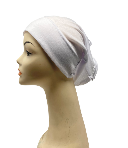 Tube Bonnet | White